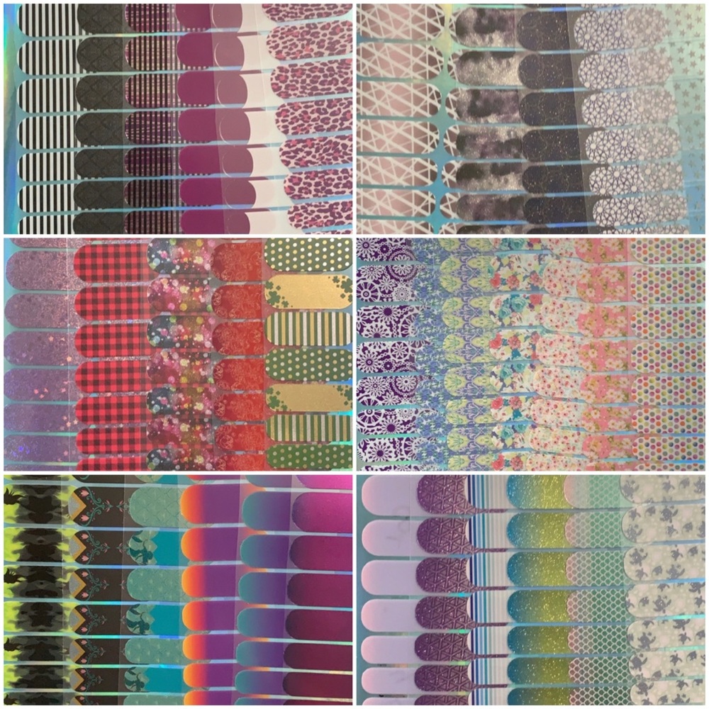 JAMBERRY NAIL WRAPS - HUGE LOT